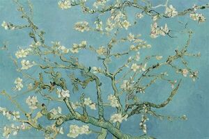 Art hand Auction Póster de rama de almendro floreciente de la obra maestra de Van Gogh [nuevo] PP-34879, Materiales impresos, Póster, otros