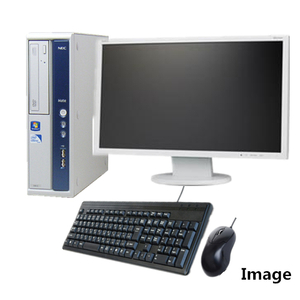 中古パソコン Windows 7 Pro 32Bit搭載 Microsoft Office Personal 2007付 19型液晶セット NEC MBシリーズ Core i5/4G/500GB/DVD-ROM