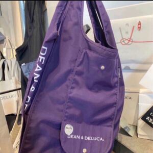DEAN&DELUCA ショッピングバッグ 京都限定 紫 1点 エコバッグ 京都 エコバッグ ディーン&デルーカ