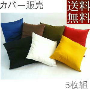 [ free shipping ]5 sheets set set .. bargain!! pillowcase, zabuton cover,45 angle (katsulagi pattern plain ) green,45×45cm, stylish 