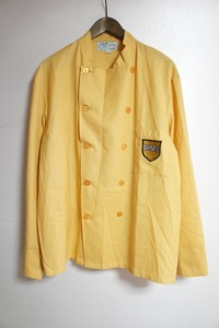 希少 美品70s 80s ヴィンテージ Angelica アンジェリカ ワーク シャツ ジャケット USA製 25129 ビンテージ ヴィンテージ 黄色702M