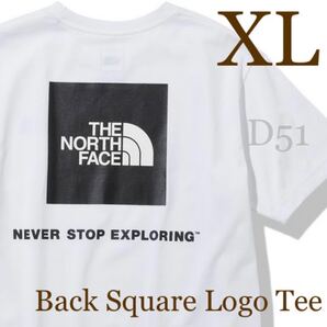【XL】新品★ノースフェイス★Tシャツ★スクエアロゴ★ホワイト★NT32144