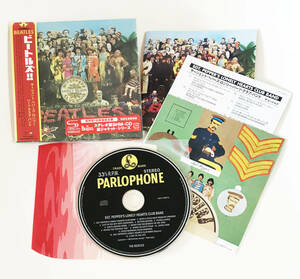 【送料無料！】THE BEATLES ザ・ビートルズ 2014年発売盤「Sgt. Pepper's Lonely Hearts Club Band」紙ジャケット仕様CD 赤ステッカー