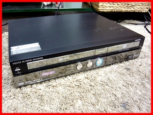 *SHARP/ sharp HDD/DVD/VHS deck DV-ACV52 Junk 