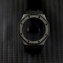 国内発送 保証付き 光沢銀箔メタルケース G-SHOCK(GA-2100-1A1JF) カスタム第六世代 GA2100 GM-2100-1AJF メタル_画像8