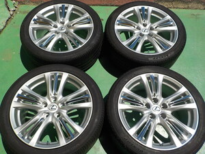 HS18009 レクサス ＧＳ ４５０h 前期 純正 ８Ｊ ＋４５ ダンロップ ビューロ VE304 245/40R18 付き GS460 GS350 等 店頭取り付け可