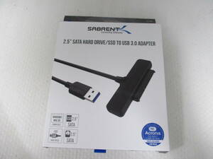 【送料385円】　Sabrent USB 3.0変換アダプタケーブル 2.5インチ SATA/SSD/HDD