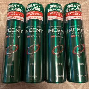インセント 薬用育毛トニック育毛剤 無香料180g 4個セット