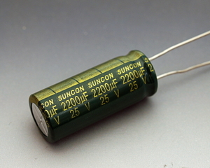 F0032#25V2200μF electrolysis condenser SUNCON ME-CX