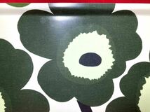 ビンテージ 廃盤 marimekko マリメッコ UNIKKO ウニッコ TARJOTIN 43 グリーン 緑 メラミン プレート トレー お盆 北欧 フィンランド_画像7