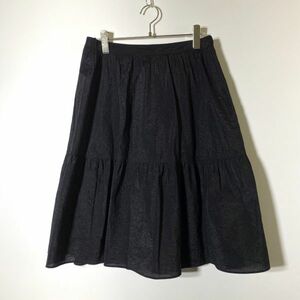 NERO ネロ イム センソユニコ マツオインターナショナル スカート 40 黒 レディース 日本製