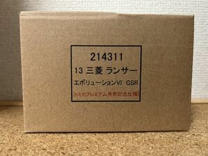 ☆即決！ 6台セット 2022/7/16発売 トミカプレミアム13 三菱 ランサーエボリューションⅥ GSR 発売記念仕様☆残2