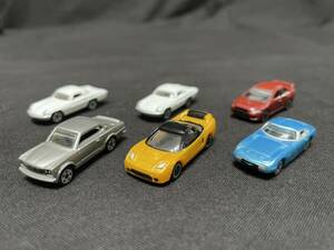 ★送料無料★６台★ TOMY トミー ミニチュア カー ハコスカ NSX トヨタ2000GT コスモスポーツ