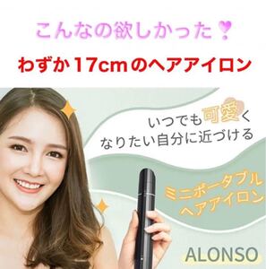 ヘアアイロンミニ 携帯用ヘアアイロン ストレート