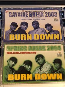 CD attaching REGGAE MIXTAPE BURN DOWN SPRING BAYSIDE BREAK 2 pcs set MIGHTY CROWN RED SPIDER