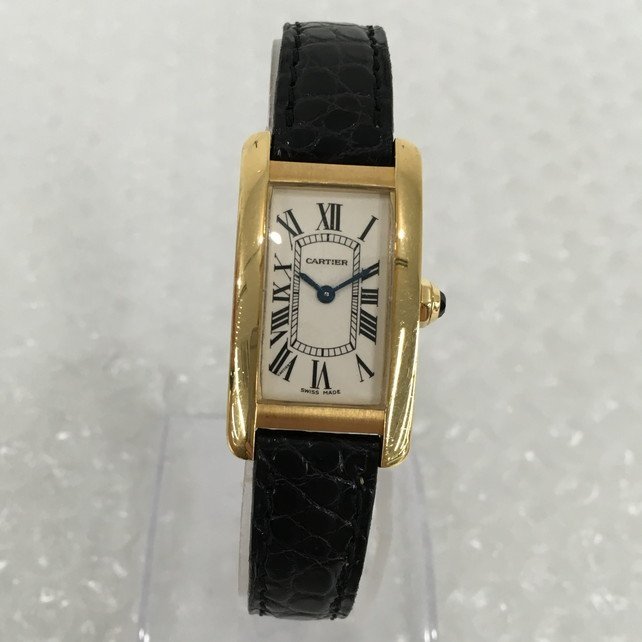 ヤフオク! -「カルティエ 時計 タンク アメリカン」(ブランド腕時計 ...