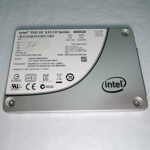 Intel SSD S3510 480GB SSDSC2BB480G6 ＃S2