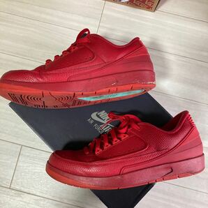 NIKE◆AIR JORDAN 2 RETRO LOW/エアジョーダンレトロロー/レッド