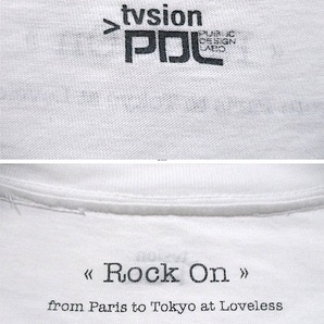 2007 Rock On from Paris to tokyo at Loveless Morrissey Limited Tee モリッシー フォトプリント 限定 Tシャツ 白 Mサイズの画像4