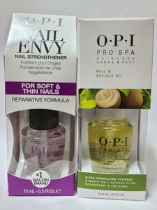OPI ネイル エンビー ソフト & シン + キューティクル オイル 新品 Soft & Thin & Cuticle Oil