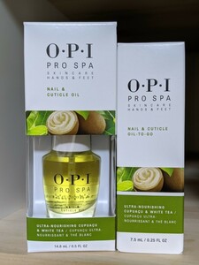 OPI プロスパキューティクルオイル & ネイル&キューティクルオイル トゥゴー Pro Spa Cuticle Oil .5oz