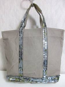  Vanessa Bruno spangled canvas handbag tote bag north 5346