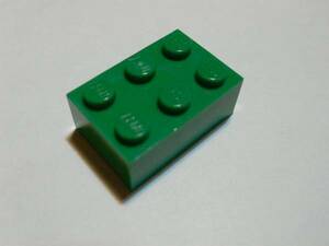 LEGOレゴ・パーツ＜ブロック２ｘ３グリーン＞エレメントID：4109674