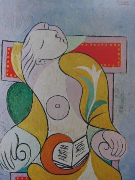 Pablo Picasso, LA LECTURE, 海外版超希少レゾネ, 新品額付, wanko, 絵画, 油彩, 自然, 風景画