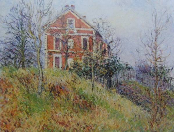 Gustave Loiseau, LA MAISON, Overseas edition, extremely rare, raisonné, New with frame, wanko, Painting, Oil painting, Nature, Landscape painting