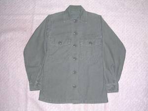 70s 米軍実物 ユーティリティシャツ コットンサテン vintage ARMY USAF