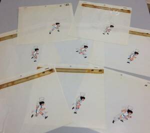  Captain Tsubasa cell picture 8 pieces set 