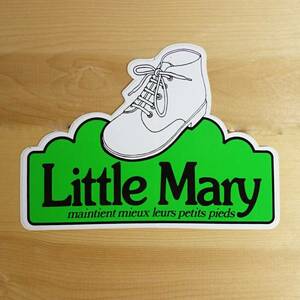 フランス ビンテージ ステッカー シール Little Mary シューズ・靴ブランド #s-169