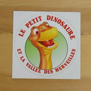  France Vintage sticker seal le petit dinosaure dinosaur anime movie little foot character #s-194