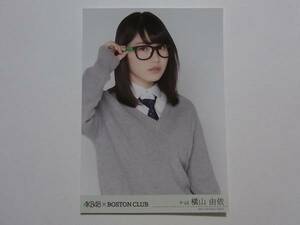 AKB48横山由依★BOSTON CLUB★ボストンクラブ★特典生写真★