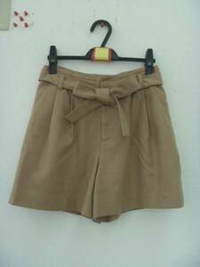 ** lady's [KUMIKYOKU] culotte size 2 beige lining attaching cashmere .