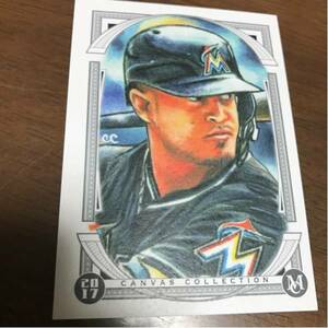 2017 TOPPS MUSEUM COLLECTION GIANCARLO STANTON CANVAS