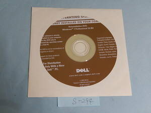 S294#新品Windows 7 Professional 32Bit dell デル インストール用 メディア