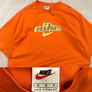 90s NIKE Tシャツ M オレンジ ナイキ