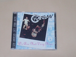 PUNK:CHAINSAW / WE ARE NOT VERY NICE(PAGANS,THE DEAD BOYS,GERMS,ELECTRIC FRANKENSTEIN,THE REAL KIDS,DMZ,NERVOUS EATERS）