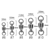 ボールベアリング スイベル ステンレス サルカン 15個セット 7号 _画像4