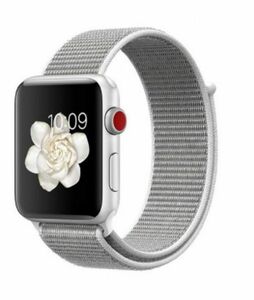 Apple Watch （アップル ウォッチ) 交換バンド ベルト Series 6/5/4/3/2/1 SE 対応 38mm/40mm/41mm 男女兼用 (グレー)E313