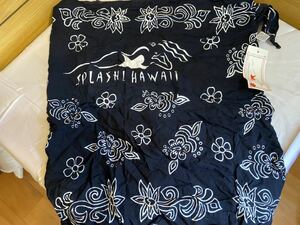  new goods! Hawaii buy Splash! Hawaii * pareo small of the back volume swimsuit tag attaching 