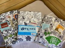 新品！　婦人　Ｌサイズ　寝間着　別織生地　寝衣　★3着セット　綿　7,000円相当　寝巻 ガーゼ　おねまき_画像1