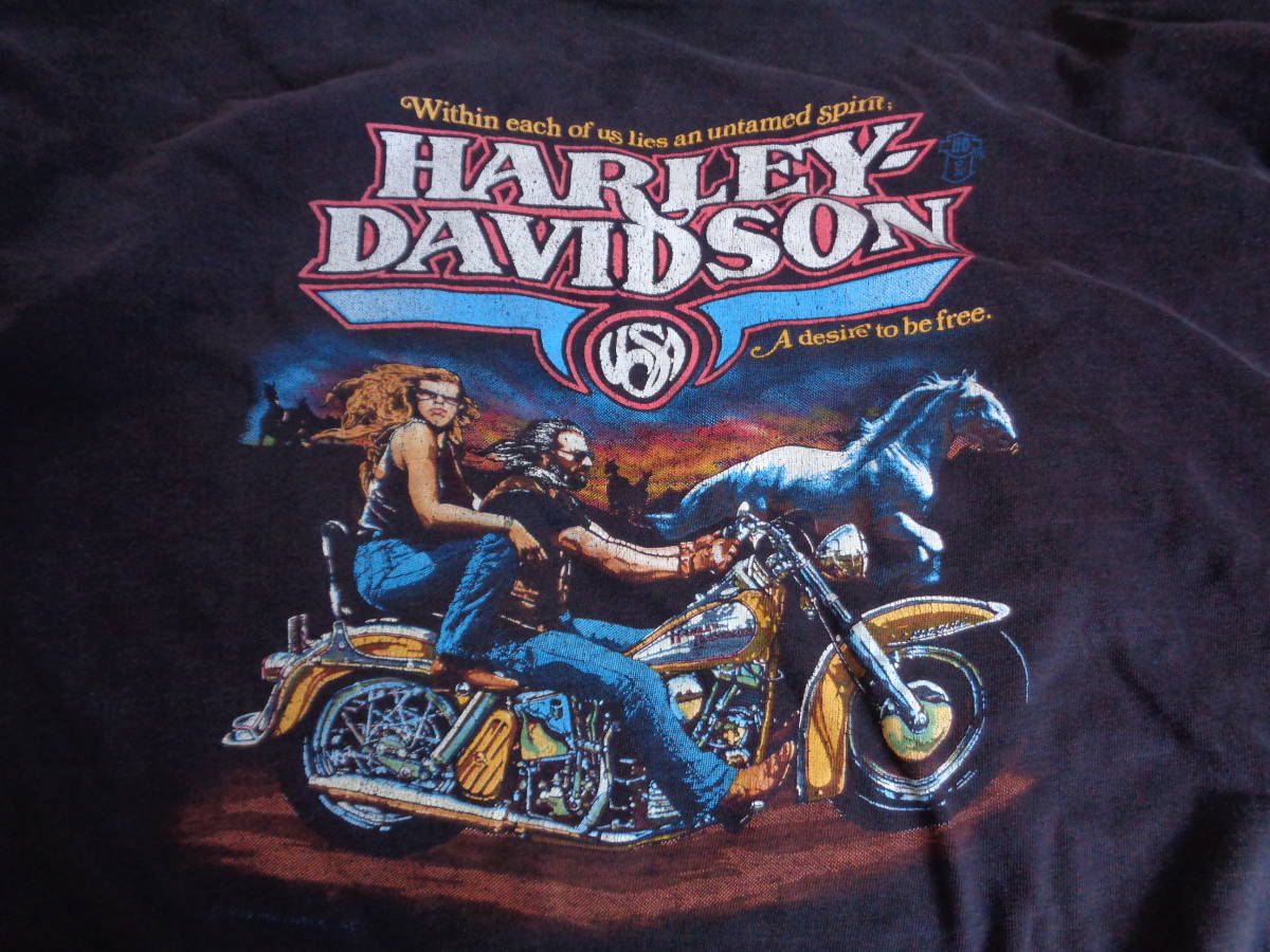 大人も着やすいシンプルファッション 超希少 ビンテージ 1983 HARLEY
