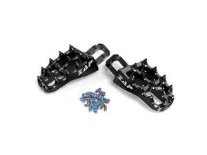 ZAPTECHNIXアルミビレットワイドステップE-PEG HONDA CRF/CR BLACK