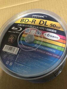 HIDISC BD-R 50GB 50枚パック　新品