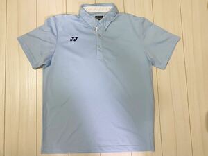  free shipping Yonex game shirt polo-shirt with short sleeves button down 2022SS Fit style sax Uni XO uniform popular 