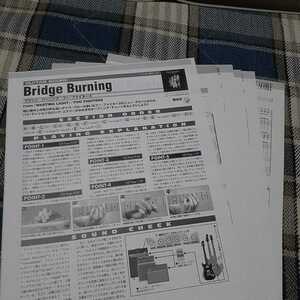 ヤングギター☆ギタースコア☆切り抜き☆Foo Fighters『Bridge Burning』▽7Ea：ccc167