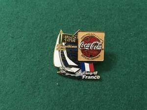 **2002 FIFA World Cup Japan Coca Cola camp ground finger . France representative pin badge **
