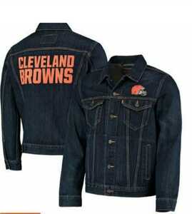 極美品 NFL BROWNS ブラウンズ Levi's コラボ Gジャン XL 希少